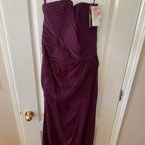 Brand new formal eggplant gown
